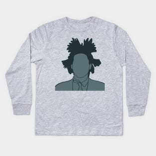 Artist Portrait Kids Long Sleeve T-Shirt